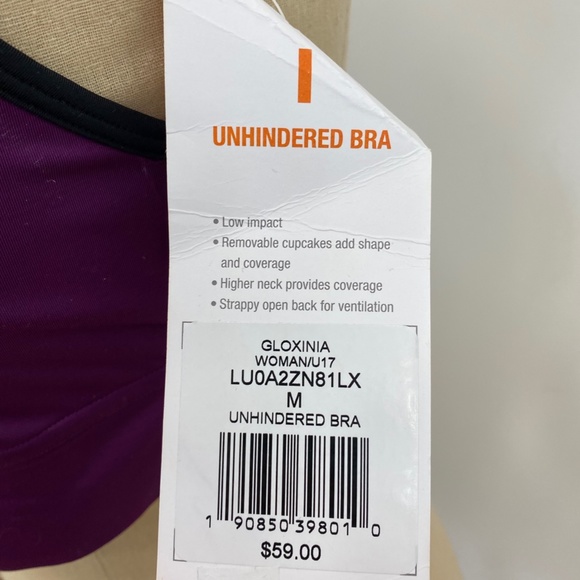 Lucy Purple Bra Tank - Picture 2 of 3